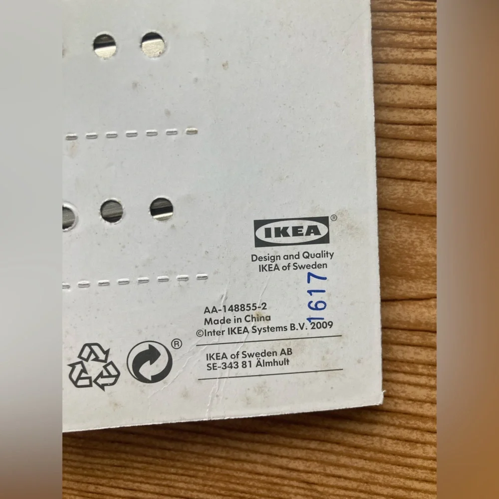Lot Of 2 Packs IKEA Blecka Hooks Nickel Plated 2 Inch Total Of 8 Hooks Brutalist